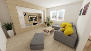 vizualizácia obývačka